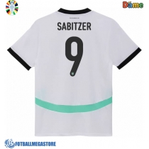 Fotballdrakt Dame Østerrike Marcel Sabitzer #9 Bortedrakt EM 2024 Kortermet